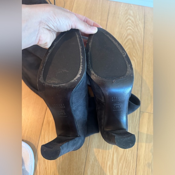 Stuart Weitzman thigh high long women’s heel boots sz 7 - Picture 3 of 8